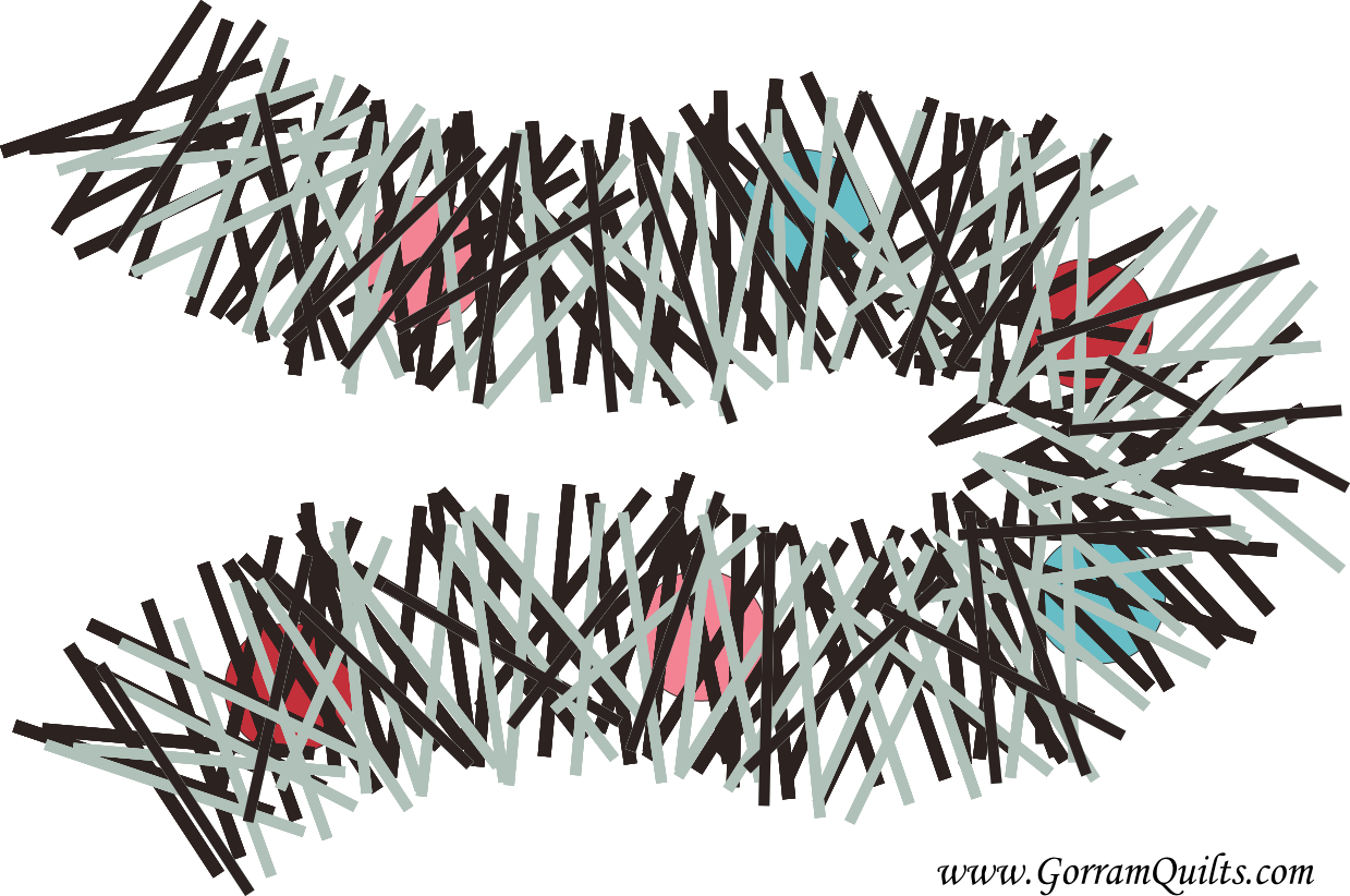 Quilt Design A Day Qdad Inkscape Christmas Ornaments - Holiday (1239x822), Png Download
