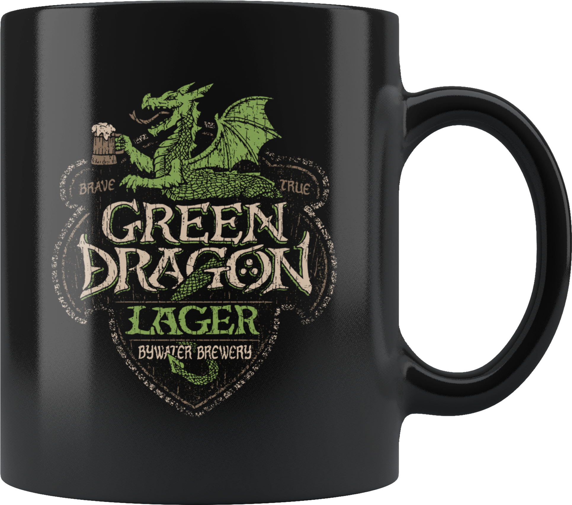 Green Dragon Lager - Lord Of The Rings Brewery (2000x2000), Png Download