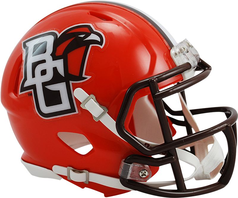 Ncaa Bowling Green Falcons Speed Mini Helmet (900x812), Png Download