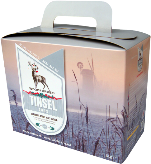Woodfordes Tinsel Toes - Beer (550x550), Png Download