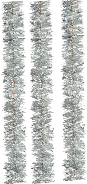 Tinsel Silver - Белая Мишура Png (399x600), Png Download