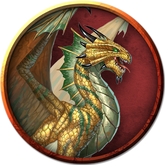 Adult Bronze Dragon - Metallic Dragons (560x560), Png Download