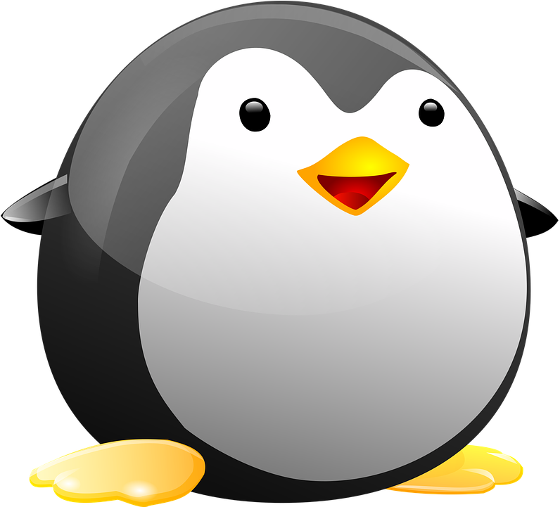 Go To Image - Linux Penguin (800x732), Png Download