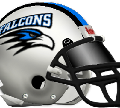 Cincinnati Falcons - Valdosta High School Football Helmet (400x400), Png Download