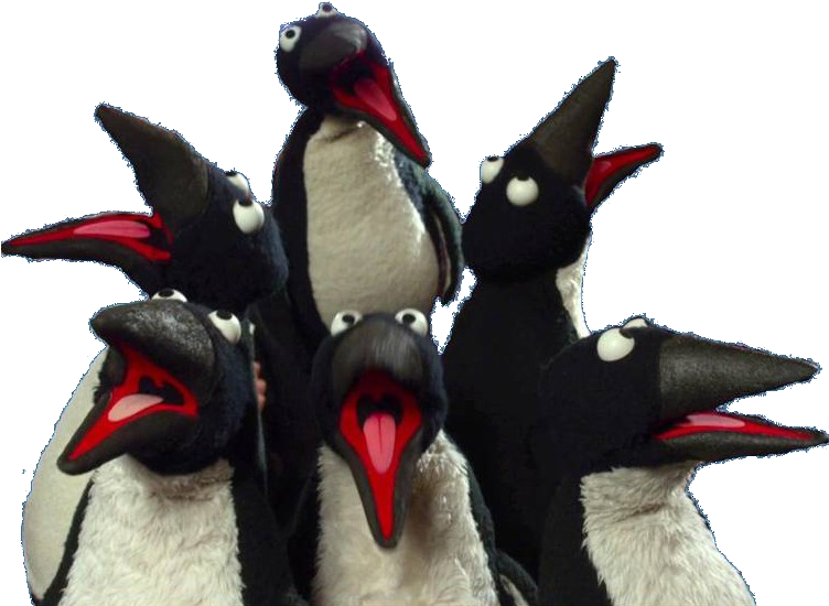 Penguins Muppet Christmas Carol (751x627), Png Download