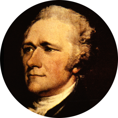 Alexander Hamilton Portrait (390x390), Png Download