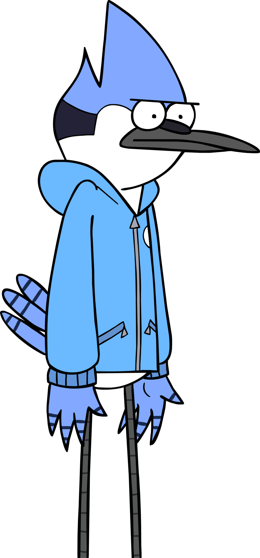 Regular Show Mordecai By Sgtshadowwalker-d57ln8g - Un Show Mas Mordecai (900x1931), Png Download