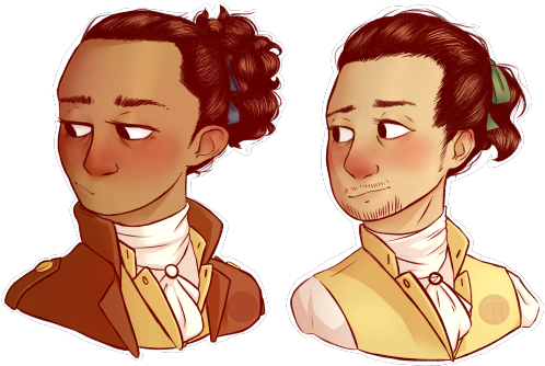 John Laurens And Alexander Hamilton - Hamilton Art John Laurens (500x400), Png Download