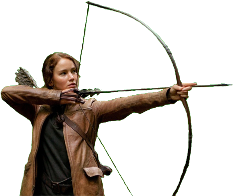 The Hunger Games Png Image - Katniss Everdeen White Background (500x500), Png Download