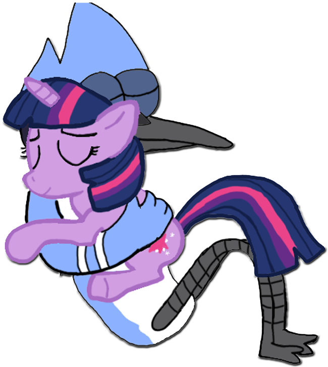 Perryrocks, Crossover, Crossover Shipping, Hug, Mordecai, - Regular Show Mordecai Hug (1000x800), Png Download