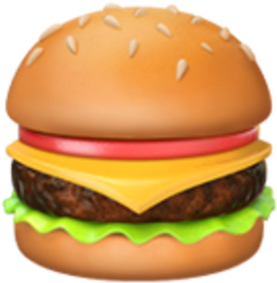 Emojis Burger (1024x1024), Png Download