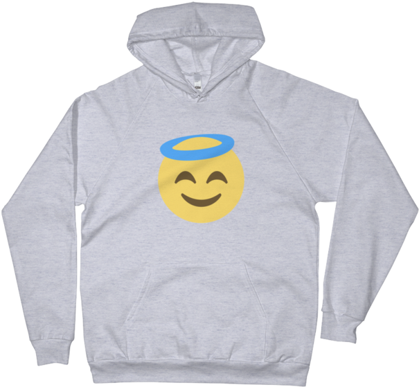 Emojione Angel Emoji Unisex Pullover Hoodie - Hoodie (720x720), Png Download