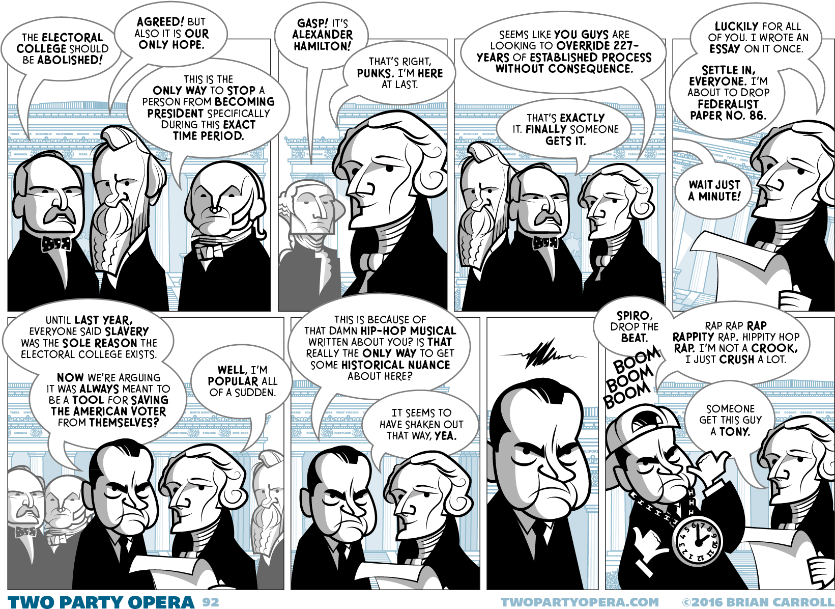 Hamilton Electors - Alexander Hamilton (1667x1207), Png Download