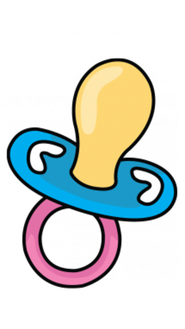 Alexander Hamilton Was Possibly Born On January 11th, - Pacifier Drawing (270x480), Png Download