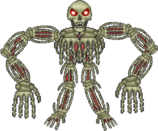 Skeletronevolved - Terraria Fan Ideas (574x470), Png Download