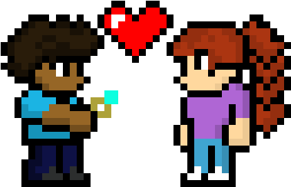 Terraria Npc Love (470x320), Png Download