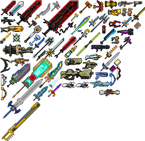All Weapons - Video Game (600x600), Png Download