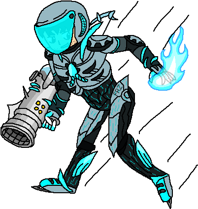 Drawn Armor Terraria - Terraria Vortex Armor Profile (420x441), Png Download