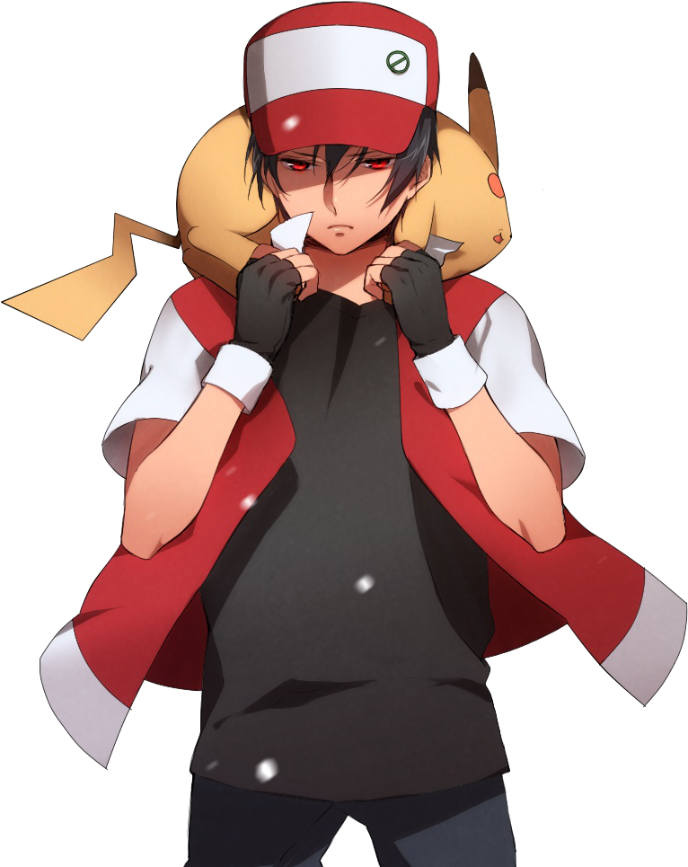 Pokemon Red Trainer - Red Trainer Pokemon (841x978), Png Download