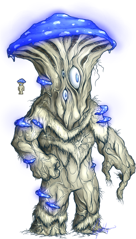 619 Kb Png - Terraria Truffle Real Life (500x844), Png Download