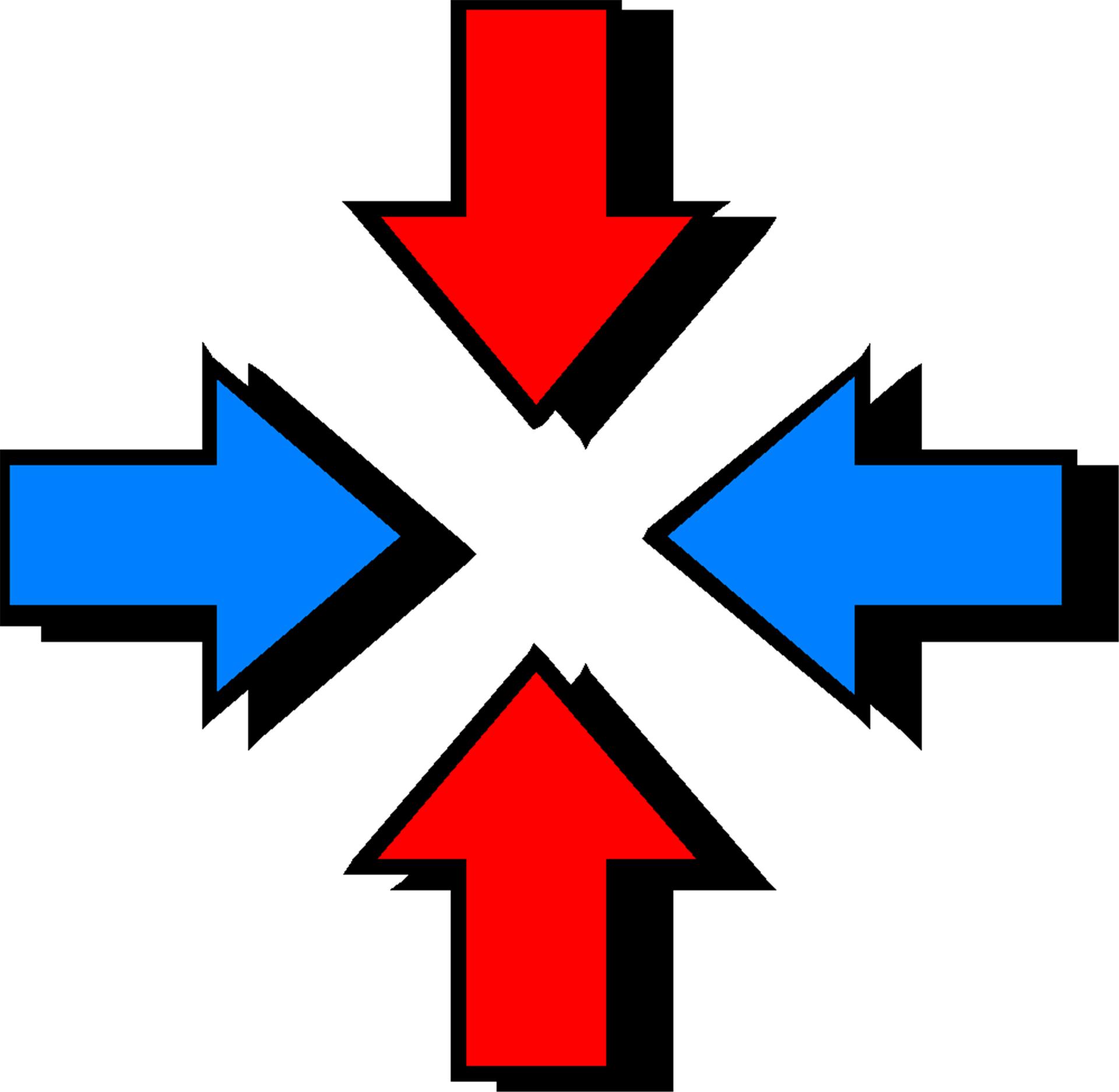 Arrow Play Centre Connected Icon 1217940 - Arrow (1920x1873), Png Download