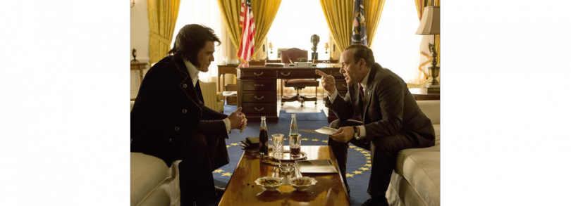Elvis & Nixon Recalls Elvis Presley's 1970 Rendezvous - President Nixon Kevin Spacey (810x293), Png Download