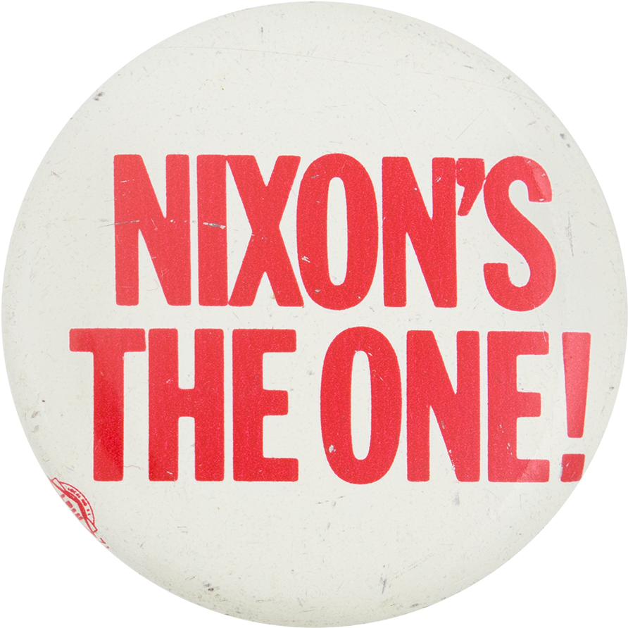 Nixon's The One - Nixon Campaign Poster 1968 (1000x1010), Png Download
