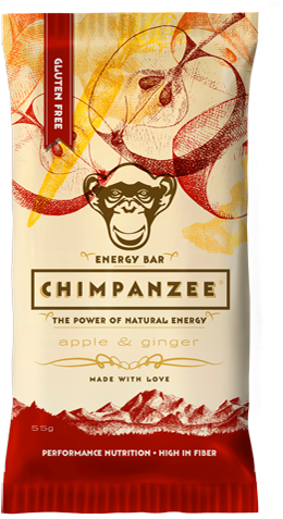 Apple & Ginger - Chimpanzee Energy Bar (330x489), Png Download