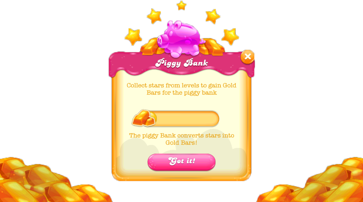 Piggy Bank Message - Piggy Bank Candy Crush (1242x693), Png Download