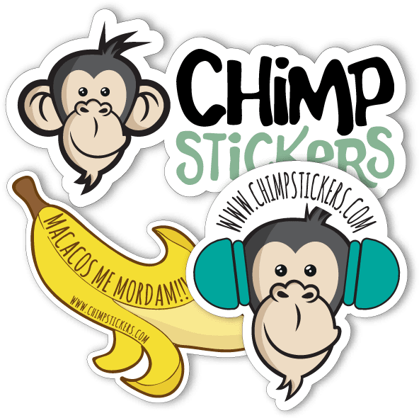 Chimp Stickers - Chimpanzee Logos (700x700), Png Download
