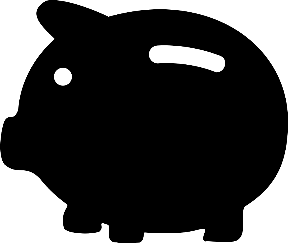 Piggy Bank - - Icon (981x830), Png Download