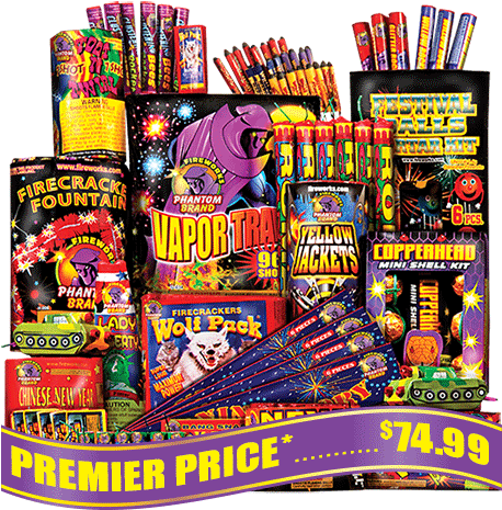 I - Phantom Fireworks New Yorker Assortment 2018 (500x500), Png Download