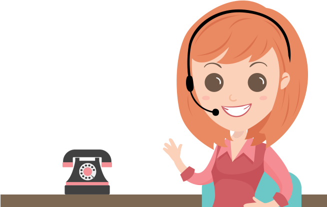 Image Result For Receptionist Cartoon - Cartoon Picture Of Receptionist (653x433), Png Download