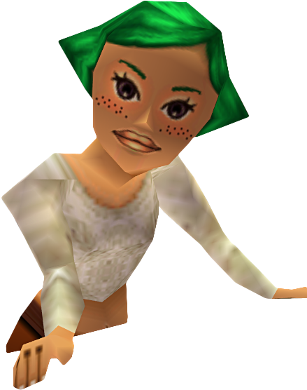Receptionist - Legend Of Zelda Majora's Mask Mayor's Receptionist (458x575), Png Download