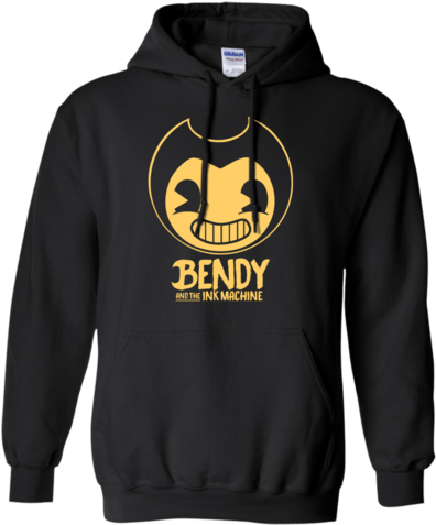 New Bendy And The Ink Machine Shirt Black / Small G185 - Bendy And The Ink Machine Youth Tee (480x480), Png Download