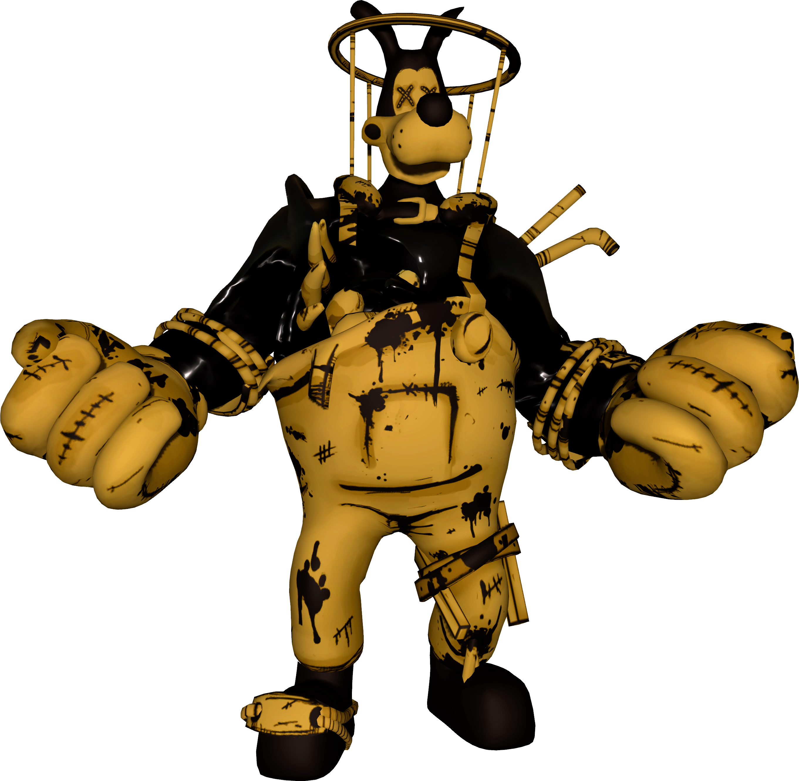 Boris And The Ink Machine Wiki Fandom - Bendy And The Ink Machine Boris (2722x2661), Png Download