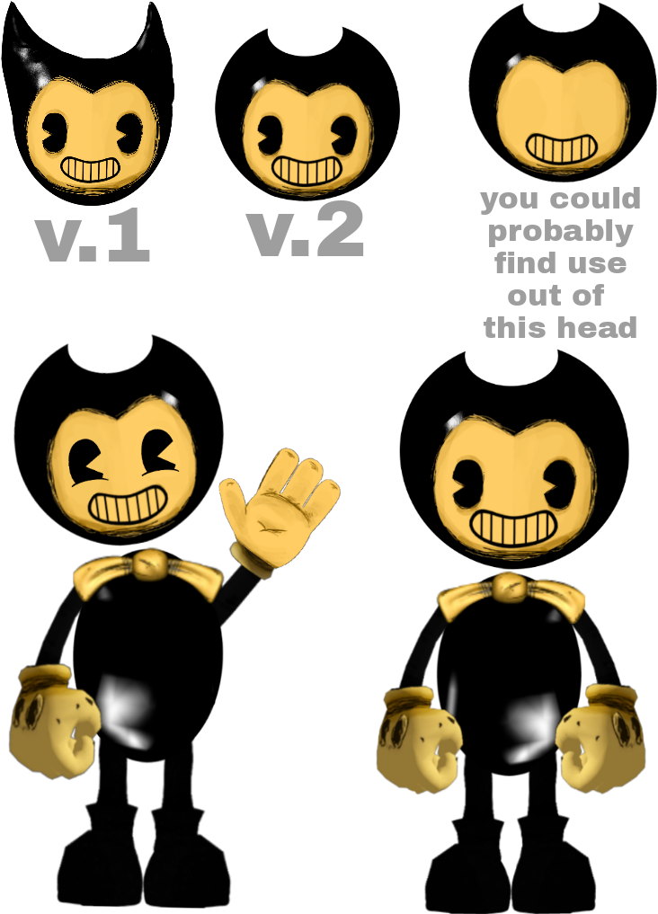 6 Mo - Perfect Bendy (768x1024), Png Download