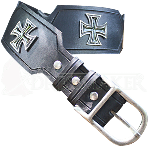 Templar Cross Leather Belt - Leather (550x550), Png Download