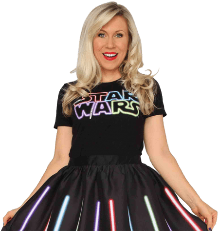 Lightsaber Logo T-shirt - Her Universe Light Saber (498x498), Png Download