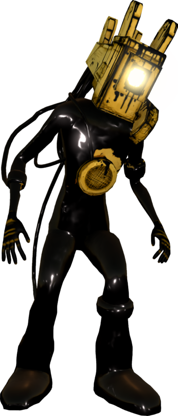 Https - //static - Tvtropes - Org/pmwiki/pub/images/ - Bendy And The Ink Machine Projectionist (350x815), Png Download