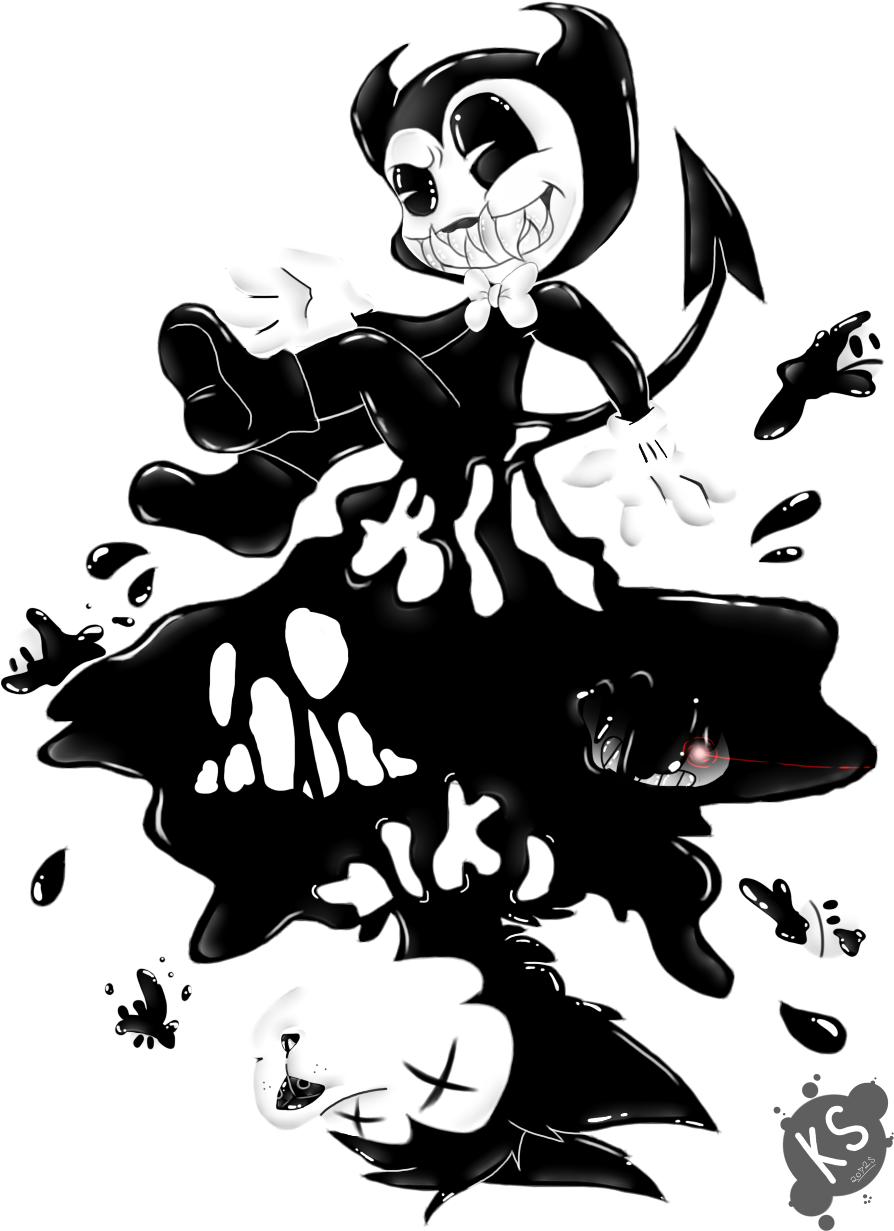 Bendy And The Ink Machine - Illustration (902x1253), Png Download