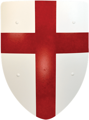 Crusader Steel Battle Shield - First Crusade Shield (415x415), Png Download