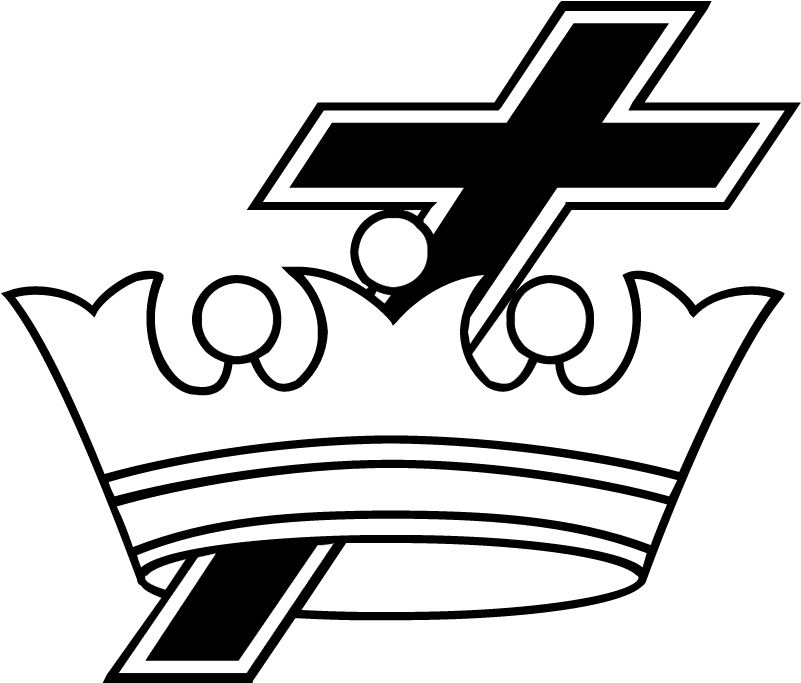 Crown Vector Logo - Knights Templar Symbols Crown And Cross (800x700), Png Download