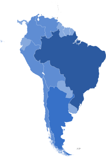 South America Map Png - Called Latin America (640x522), Png Download