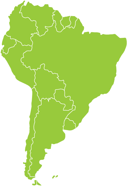 South America - South America Map Clipart (412x600), Png Download