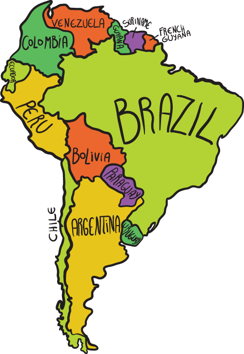 Andean Travel Web - South America Png (500x725), Png Download