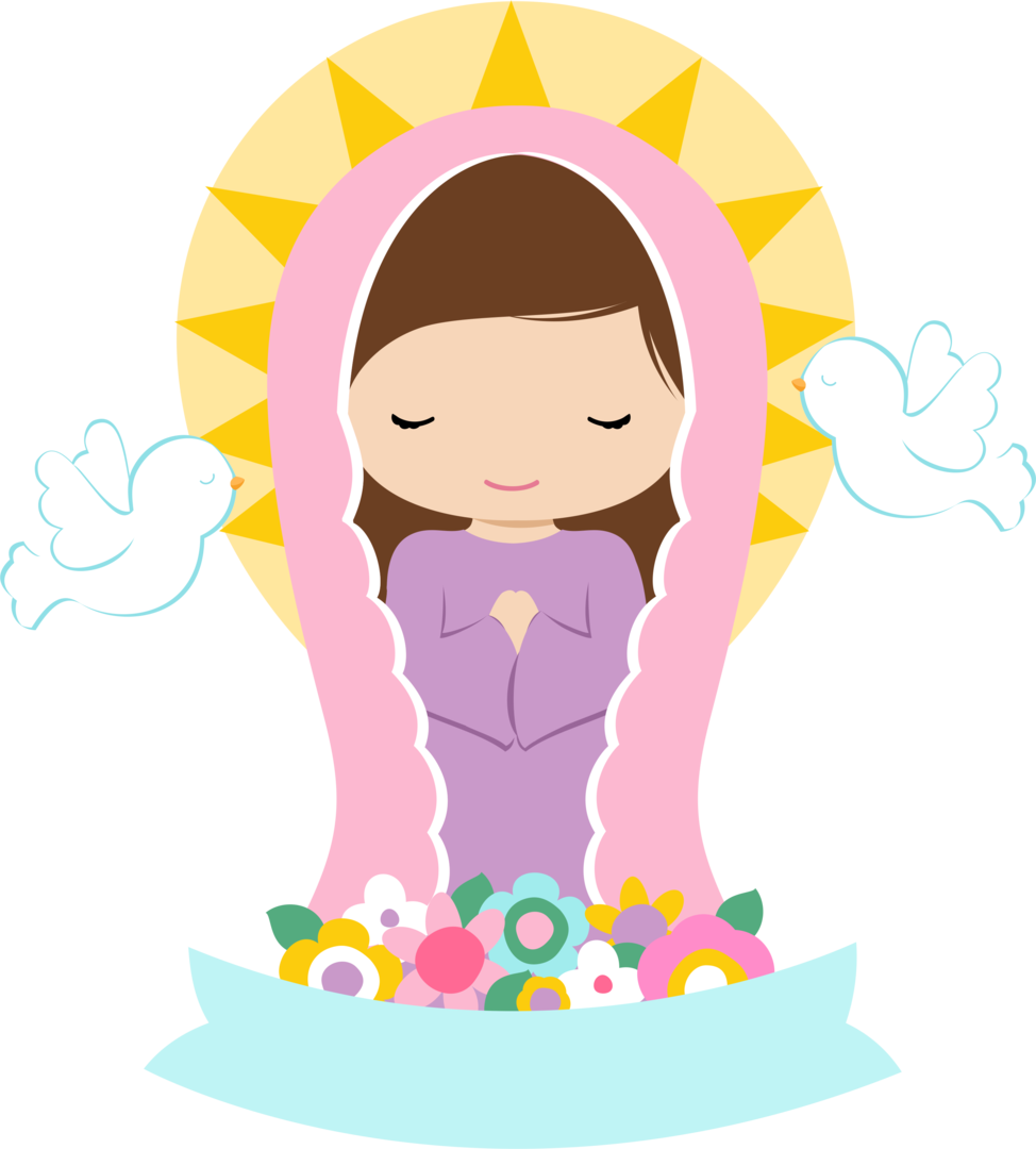 Imagenes De Trigo Y Caliz Png - Virgencita Png (974x1080), Png Download