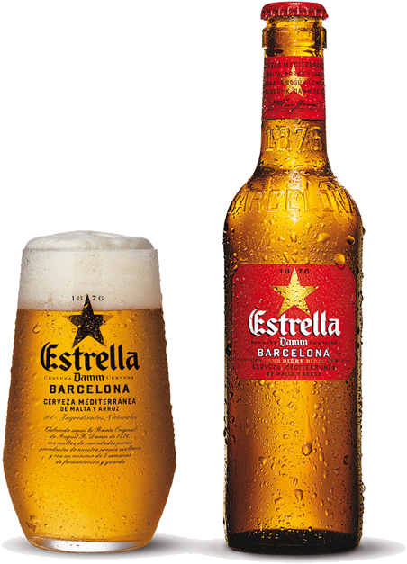 About The Brewery - Estrella Damm Bottle (452x627), Png Download
