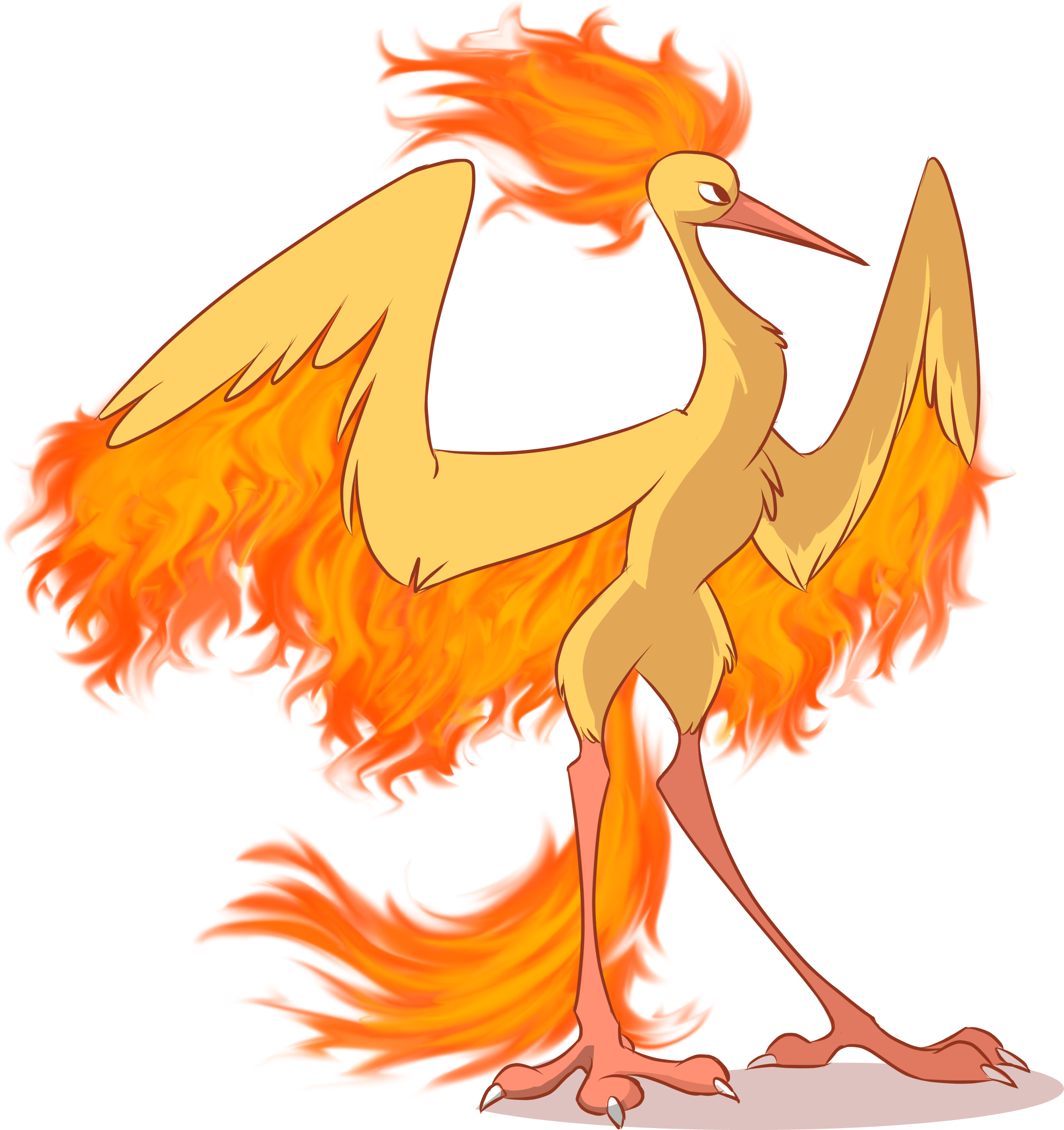 Moltres - Zapdos (3000x3000), Png Download