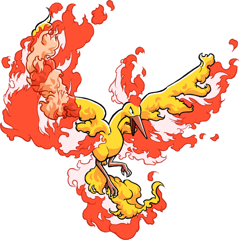 Moltres - Shiny Moltres Png (798x800), Png Download